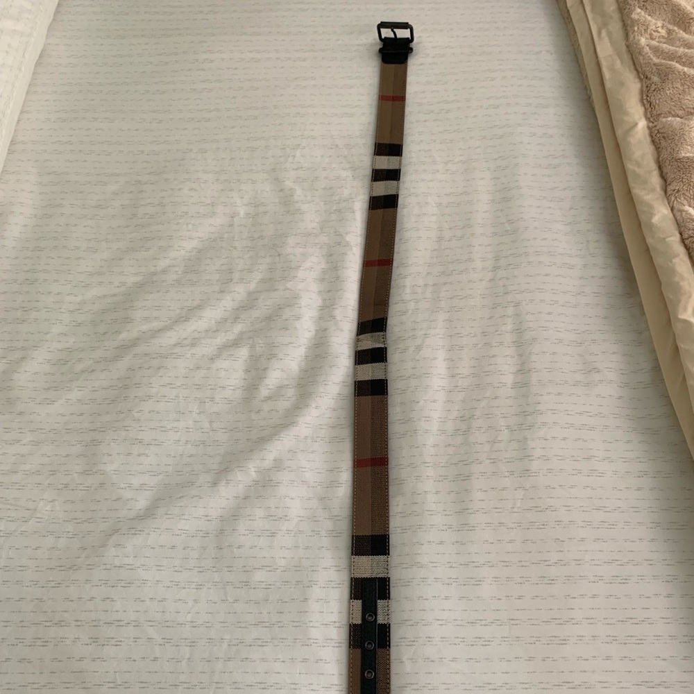 Burberry Plaid Belt